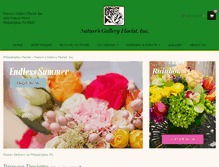 Tablet Screenshot of naturesgalleryflorist.net